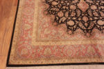 Corner of Fine Luxurious Vintage Persian Silk Qum Room Size Rug 72751 by Nazmiyal Antique Rugs