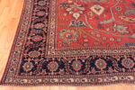 Corner of Signed Antique Persian Serapi Area Rug 71770 by Nazmiyal Antique Rugs