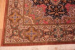 Corner of Small Size Fine Weave Vintage Persian Silk Qum Luxury Rug 72763 by Nazmiyal Antique Rugs