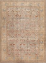 Decorative Antique Persian Tabriz Rug 72819 by Nazmiyal Antique Rugs