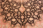 Florals of Fine Luxurious Vintage Persian Silk Qum Room Size Rug 72751 by Nazmiyal Antique Rugs