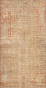 Gallery Size Antique Turkish Oushak Rug 72830 by Nazmiyal Antique Rugs
