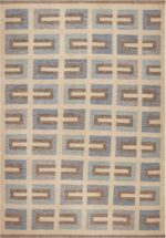 Geometric Modern Swedish Style Kilim Rug Geometric Modern Swedish Style Kilim Rug 72842 by Nazmiyal Antique Rugs