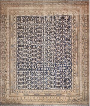 Large Pomegranate Vase Design Antique East Turkestan Khotan Rug 72848 by Nazmiyal Antique Rugs