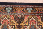 Signature of Fine Luxurious Persian Qum Silk Hallway Runner Rug 72786 by Nazmiyal Antique Rugs