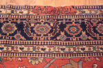 Signature of Signed Antique Persian Serapi Area Rug 71770 by Nazmiyal Antique Rugs