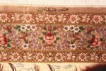 Signature of Small Artistic Tree of Life Animal Design Vintage Persian Silk Qum Luxury Rug 72782 by Nazmiyal Antique Rugs