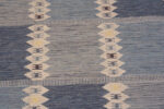 Texture of Modern Flatweave Swedish Mid-Century Modern Design Room Size Kilim Rug 72797 by Nazmiyal Antique Rugs
