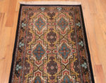 Top of Fine Luxurious Persian Qum Silk Hallway Runner Rug 72786 by Nazmiyal Antique Rugs
