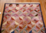 Top of Geometric Antique Chinese Art Deco Rug 71442 by Nazmiyal Antique Rugs