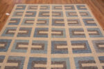 Top of Geometric Modern Swedish Style Kilim Rug 72842 Top of Geometric Modern Swedish Style Kilim Rug 72842 by Nazmiyal Antique Rugs