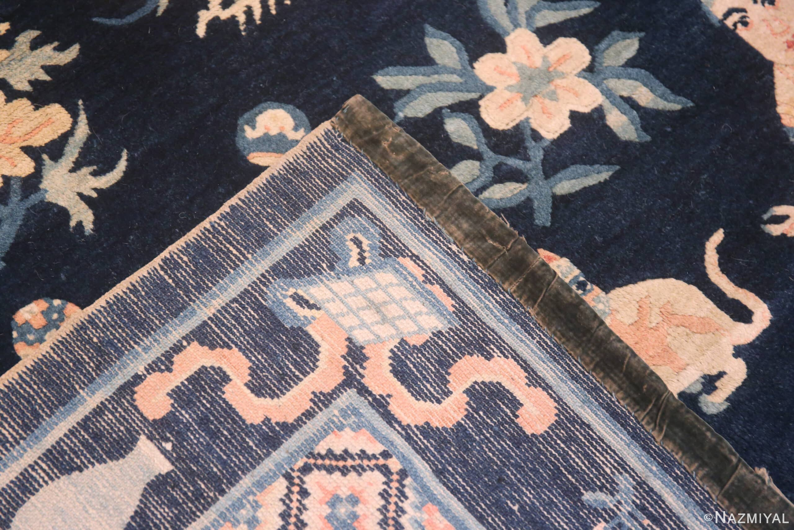 Traditional Pictorial Design Antique Chinese Peking Rug 72567