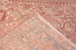 Weave of Antique Persian Heriz Rug 72810 by Nazmiyal Antique Rugs