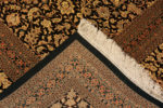 Weave of Fine Allover Floral Design Luxurious Room Size Vintage Persian Silk Qum Rug 72742 by Nazmiyal Antique Rugs