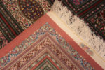 Weave of Fine Floral Long Narrow Gallery Size Vintage Luxury Persian Silk Qum Rug 72744 by Nazmiyal Antique Rugs