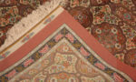 Weave of Fine Intricate Floral Vintage Persian Silk Qum Hallway Runner Rug 72754 by Nazmiyal Antique Rugs