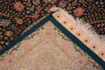 Weave of Fine Luxurious Intricate Floral Design Vintage Persian Silk Qum Rug 72752 by Nazmiyal Antique Rugs