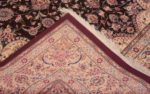 Weave of Fine Luxurious Purple Color Vintage Persian Silk Qum Rug 72753 by Nazmiyal Antique Rugs