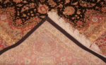 Weave of Fine Luxurious Vintage Persian Silk Qum Room Size Rug 72751 by Nazmiyal Antique Rugs