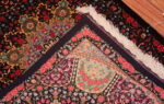 Weave of Fine Small Size Luxurious Vintage Persian Qum Silk Rug 72793 by Nazmiyal Antique Rugs