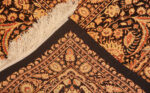 Weave of Fine Traditional Vintage Persian Silk Qum Luxury Rug 72758 by Nazmiyal Antique Rugs