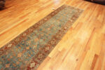 Whole View of Antique Malayer Persian Blue Background Runner Rug 72836 Whole View of Antique Malayer Persian Blue Background Runner Rug 72836 by Nazmiyal Antique Rugs