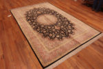 Whole View of Fine Luxurious Vintage Persian Silk Qum Room Size Rug 72751 by Nazmiyal Antique Rugs