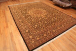 Whole View of Fine Traditional Vintage Persian Silk Qum Luxury Rug 72758 by Nazmiyal Antique Rugs