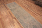 Whole View of Geometric Antique Persian Tabriz Runner Rug 72818 by Nazmiyal Antique Rugs