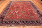 Whole View of Signed Antique Persian Serapi Area Rug 71770 by Nazmiyal Antique Rugs
