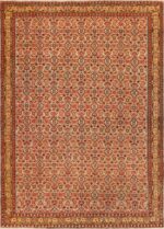 Allover Design Antique Persian Senneh Rug 72855 by Nazmiyal Antique Rugs