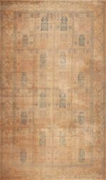 Antique Oversized Garden Design Persian Tabriz Rug 72085 by Nazmiyal Antique Rugs