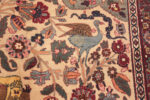 Bird of Antique Persian Tehran Rug 71383 by Nazmiyal Antique Rugs
