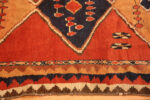 Border Of Antique Persian Gabbeh Tribal Rug 72337 by Nazmiyal Antique Rugs