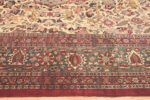 Border of Antique Persian Tehran Rug 71383 by Nazmiyal Antique Rugs
