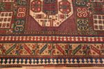 Border of Collectible Tribal Geometric Antique Rustic Caucasian Karachopf Area Rug 72558 Border of Collectible Tribal Geometric Antique Rustic Caucasian Karachopf Area Rug 72558 by Nazmiyal Antique Rugs
