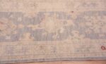 Border of A Wonderfully Decorative Contemporary Soft Pastel Color Modern Tribal Turkish Oushak Design Runner Rug 11196 by Nazmiyal Antique Rugs