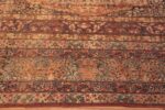 Border of Floral Antique Persian Kerman Rug 72224 by Nazmiyal Antique Rugs