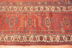Border of Large Antique Persian Serapi Rug 72870 by Nazmiyal Antique Rugs