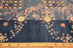 Border of Silk And Wool Modern Swedish Inspired Rug 60992 by Nazmiyal Antique Rugs
