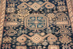 Center Of Antique Caucasian Perpedil Geometric Area Rug 72447 by Nazmiyal Antique Rugs