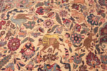 Close Up of Antique Persian Tehran Rug 71383 by Nazmiyal Antique Rugs