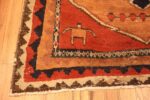 Corner Of Antique Persian Gabbeh Tribal Rug 72337 by Nazmiyal Antique Rugs