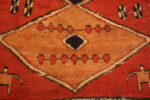 Details Of Antique Persian Gabbeh Tribal Rug 72337 by Nazmiyal Antique Rugs