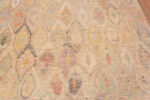 Details of Light Cream Tribal Contemporary Room Size Rug 11291 by Nazmiyal Antique Rugs