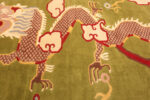 Details of Vintage Indian Green Dragon Design Area Rug 72843 by Nazmiyal Antique Rugs