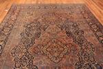 Field Of Central Medallion Antique Persian Mohtashem Kashan Rug 72453 by Nazmiyal Antique Rugs