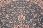 Field Of Fine Wool And Silk Vintage Persian Nain Rug 72462 by Nazmiyal Antique Rugs