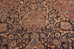 Flowers Of Central Medallion Antique Persian Mohtashem Kashan Rug 72453 by Nazmiyal Antique Rugs