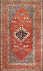 Large Antique Persian Serapi Rug 72870 by Nazmiyal Antique Rugs